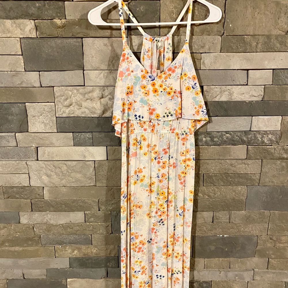 LC Lauren Conrad Floral Maxi Dress Size Small